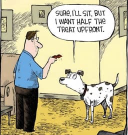 Собака на картинке ⤴️ говорит хозяину -... image preview